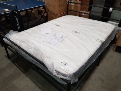 1 X BRAND NEW ASPIRE SPRING DOUBLE MATTRESS SIZE 195CM X 40CM X 18CM