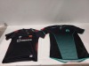 30 X BRAND NEW MIXED CLOTHING LOT TO INCLUDE NATIONS IMT IMMORTALS PRO JERSEYS IN BLACK SIZE 2XL - FNATIC PRO JERSEYS IN BLACK SIZE L