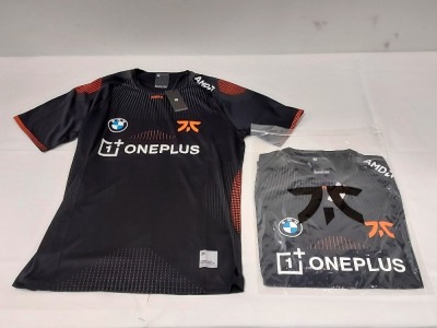 25 X BRAND NEW FNATIC PRO JERSEY IN BLACK SIZE LARGE