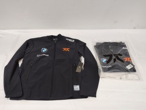 23 X BRAND NEW FNATIC PRO JACKET IN BLACK SIZE MEDIUM