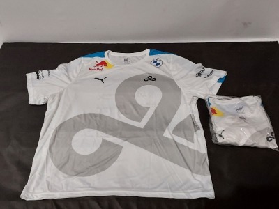 21 X BRAND NEW PUMA CLOUD 9 PRO JERSEY IN SIZES SMALL IN WHITE