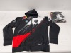 12 X BRAND NEW NATIONS PRO HOODIES IN BLACK SIZE XL