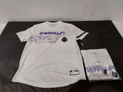 21 X BRAND NEW ACTIVISION HOME JERSEYS IN WHITE SIZES MXL