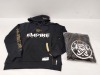 10 X BRAND NEW CDL TEAM KIT HOODIE (AWAY) IN BLACK SIZE ML