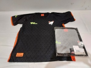 40 X BRAND NEW VP PLAYER PREMIUM JERSEYS IN BLACK SIZE XL