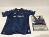 25 X BRAND NEW HUMMEL ASTRALI JERSEYS IN BLUE SIZE XL