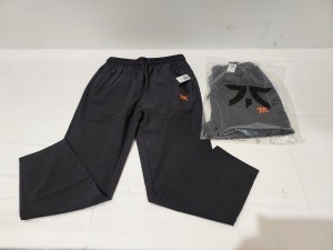 18 X BRAND NEW FNATIC PRO JOGGERS IN BLACK SIZE LARGE