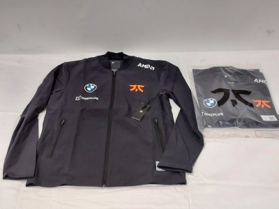 20 X FNATIC PRO JACKETS 2021 IN BLACK SIZE LARGE