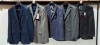 10 PIECE BRAND NEW MIXED SUIT JACKET LOT CONTAINING HOWICK JACKET IN CHARCOAL 38L £199, BEN SHERMAN JACKET IN BLUE 40R £105, TURNER AND SANDERSON JACKET IN GREY 40L £180, ETC