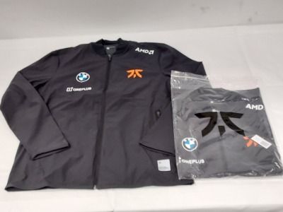 25 X BRAND NEW FNATIC BLACK PRO JACKET IN SIZE 2XL