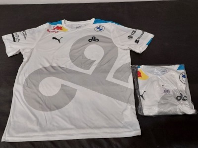 36 X BRAND NEW CLOUD9 PRO JERSEY IN WHITE IN MEDIUM