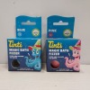 220 X BRAND NEW TINTI MAGIC BATH FIZZER - WITH FUN SPONGE FIGURE TO COLLECT - KIND TO SENSITIVE SKIN - IN PINK AND BLUE IN 2 BOXES