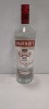 5 X BRAND NEW SEALED SMIRNOFF VODKA - 1 LITRE BOTTLES - 37.5% VOL