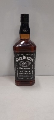 5 X BRAND NEW SEALED JACK DANIELS TENNESSEE WHISKEY - 1 LITRE BOTTLE - 40 % VOL