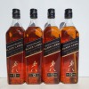 4 X BRAND NEW SEALED JOHNNIE WALKER BLACK LABEL BLENED SCOTCH WHISKEY - 700 ML BOTTLE - 40 % VOL