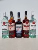 2 X BRAND NEW SEALED BACARDI CARTA BLANCS SUPERIOR WHITE RUM - 1 LITRE BOTTLE - 37.5 % VOL 2 X BRAND NEW SEALED BACARDI SPICED SPIRIT DRINK WITH SPICES - 1 LITRE - 35% VOL 1 X BRAND NEW SEALED LAMBS GENUINE NAVY RUM - 1 LITE BOTTLE - 40 % VOL