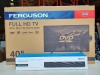 1 X FERGUSON 40 INCH FULL HD TV WITH BUILT IN DVD PLAYER ( F4020F) WITH REMOTE AND STAND ( FULLY REFURBISHED - GRADE A ) ALSO TO INCLUDE 1 X BRAND NEW WALL MOUNTABLE 2 CHANNEL BLUETOOTH SOUNDBAR ( MODEL : YW-S15M )