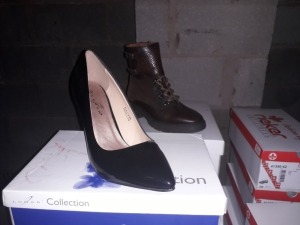 11 X BRAND NEW BOXED LUNAR COLLECTION/ ANDERSONS OF DURHAM/ HISPANITAS SHOES IN VARIOUS STYLES AND SIZES
