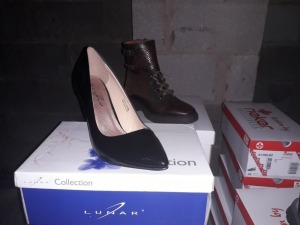 10 X BRAND NEW BOXED LUNAR COLLECTION/ ANDERSONS OF DURHAM/ HISPANITAS SHOES IN VARIOUS STYLES AND SIZES