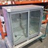 1 X DOUBLE DOOR UNDERBAR CHILLER - LENGTH 90CM - DEPTH 50CM - 90CM HEIGHT - UNKNOWN CONDITION