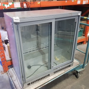 1 X DOUBLE DOOR UNDERBAR CHILLER - LENGTH 90CM - DEPTH 50CM - 90CM HEIGHT - UNKNOWN CONDITION