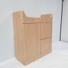 6 X BRAND NEW 2DR DWR BASE UNIT 750 IN LIGHT OAK SERIAL NUMBER 29433/280 SIZE 82CM X 30CM X 70CM IN 6 BOXES ON ONE PALLET