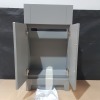 6 X BRAND NEW DERWENT 460 FLOORSTANDING VANITY IN DOVE GREY MATT - DIMENSIONS 85CM X 45CM X 25CM ON A FULL PALLET - 2