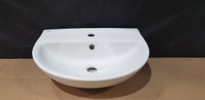 22 X BRAND NEW METAL BASINS L 48CM X D 36CM X H15CM ON A FULL PALLET