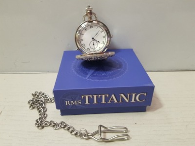 3 X BRAND NEW RMS TITANIC POCKETWATCHES