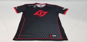 26 X BRAND NEW CLG - PRO JERSEY 2021IN BLACK/ RED ALL IN SIZE LARGE - IN ONE TRAY - TRAY NOT INCLUDED