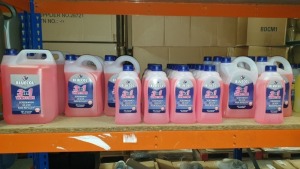 AUTOMOTIVE / CAR SPARES TRADE LOT ON 1 FULL SHELF IE. APPROX 53 X 3 IN 1 WINTER SCREENWASH IN VARIOUS SIZES 1 L TO 5 L PLUS SUMMER SCREENWASH AND DE-ICER