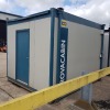 MODULAR PORTACABIN OFFICE DIMENSIONS - LENGTH 3.7M X WIDTH 2.75M X HEIGHT 2.76M S/N 238/98 2 DOORS & 1 WINDOW INTERNAL CIRCUIT BOARD, HEATER, ELECTRICS & FLUORESCENT TUBE LIGHT INSTALLED - 4