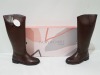 8 X BRAND NEW IVORY CASTLE WOMENS TALL REAL LEATHER BOOTS IN SIZE 4 IN BROWN SEPERATELY PACKAGED IN ONE LARGE BOX