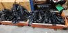 40 X BRAND NEW MIXED WOMENS SHOES/ BOOTS LOT CONTAINING SIDE ZIPPED BOOTS IN BLACK SIZE 8 - KNEE-LENGTH LONG BOOTS IN BLACK SIZE 6 - SIDE ZIPPED BOOTS IN VARIOUS STYLES AND SIZES ETC IN TWO LARGE TRAYS - TRAYS NOT INCLUDED - 2