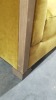 1 X 3 SEATER VELVET STYLE SOFA IN MUSTARD - 200X96X82 MINOR SCUFFS (SOFA.COM RETURNS) - 2