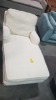 1 X CHAISE LOUNGE CHAIR IN CREAM COLOUR ( 140 X 80 X 80) ( SOFA.COM RETURNS )