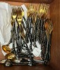 LARGE SELECTION OF SILVER & GOLD COLOURED CUTLERY (SEE ALL IMAGES) *** NOTE: ASSETS LOCATED IN CROYDON. WILL NEED COLLECTING IN PERSON BY 30TH AUGUST 2024 TO AVOID STORAGE CHARGES *** - 2