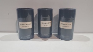 3 X BRAND NEW KENNETH COLE 100ML INTENSITY EDT