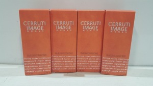 4 X BRAND NEW CERRUTI IMAGE 75ML EDT WOMAN