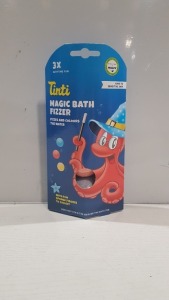 36 X BRAND NEW TINTI 3 PACK MAGIC BATH FIZZERS (126 FIZZERS TOTAL)