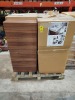 6 X BRAND NEW EKO WC UNIT IN WALNUT ON 1 PALLET