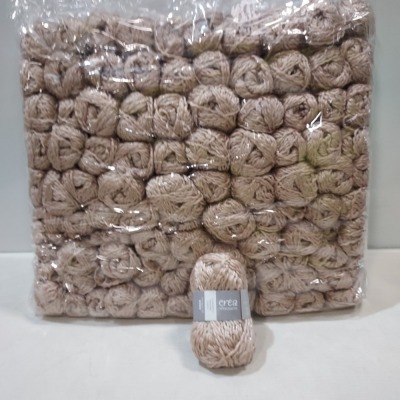 350 X BRAND NEW BALLS OF WOOL - 25G - 55M IN LENGTH - 5MM WIDTH EACH IN ONE BOX