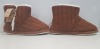 11 X BRAND NEW DUNLOP SLIPPERS STYLE NAME ELGIN IN BROWN IN MIXED SIZES 1 LARGE - 10 SMALL IN ONE BOX