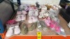 20 X MIXED GIRLS SHOE LOT CONTAINING DE FONSECA GIRLS SANDALS IN PINK SIZE EU 30 - ICE DIAMOND HEELED SHOES IN BLACK AND SILVER IN SIZE EU 25 - SLIPPER BOOTS IN POLKADOT PURPLE/ WHITE IN SIZE UK 6 - CHATTERBOX SANDALS IN FLORAL DESIGN SIZE UK 11 - COUCHE