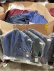 250 X BRAND NEW MIXED BLAZER LOT CONTAINING BOYS BLAZER IN HARROW GREY - BLAZER IN ROYAL BLUE - BLAZER IN NAVY - BLAZER IN MAROON ALL IN VARIOUS SIZES ETC IN ONE LARGE PALLET BOX