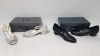 15 X BRAND NEW TAPPERS AND POINTERS MIXED DANCE SHOE LOT TO INCLUDE BLACK LEATHER DANCE SHOES - SILVER HOLOGRAM HEELED SHOES IN SIZES 3-4-5