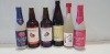 56 X BRAND NEW MIXED ALCOHOL LOT CONTAINING 18 BELIRIUM NOCTURNUM STRONG DARK BEER 8.5% 330ML - 14 BELIRIUM RED STROGN FRUIT BEER 8% 330ML - 6 HOGANS WILD ELDER CIDER 3.4% 500ML - 2 AKASHI TAI JUNMAI GINJO SPARKLING SHAKE 7% 300ML - 16 MIXED REKORDERLIG C