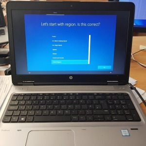 HP PROBOOK 650 G2 WITH I5-6200U 2.3 GHZ / 4GB / 128GB HDD PRO WINDOWS - FACTORY RESET - WITH CHARGER