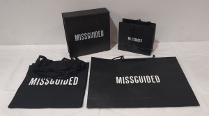 165 X BRAND NEW VARIOUS SIZES MISSGUIDED GIFT BAGS