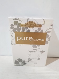 12 X BRAND NEW PURE LOVE EAU DE PARFUM 100ML